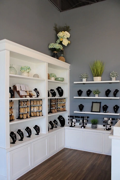 Photo featuring the interior of the boutique.